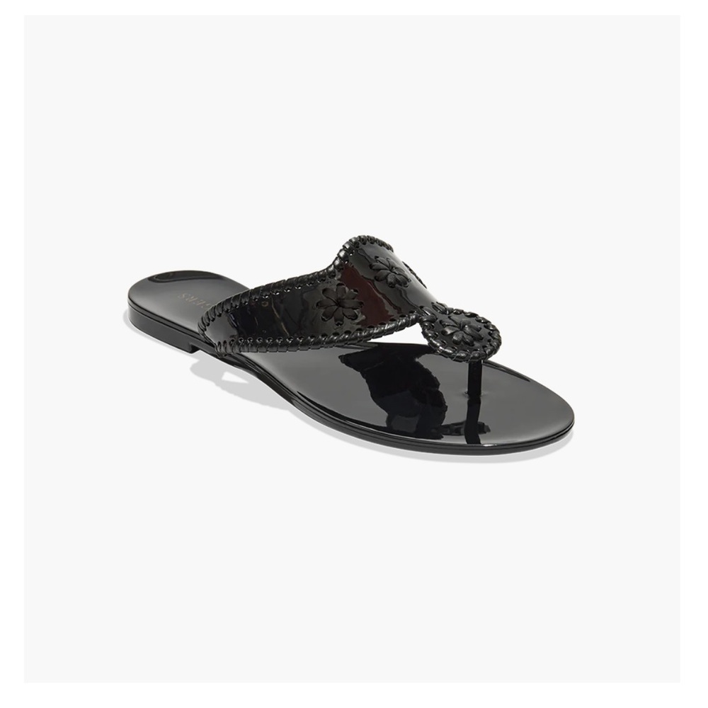 Jack Rogers Jacks Jelly Black Sandal